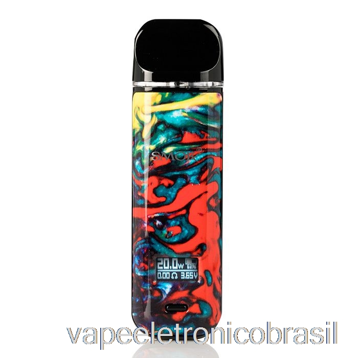 Vape Eletrônico Smok Novo X 25w Sistema Pod 7 Cores Resina